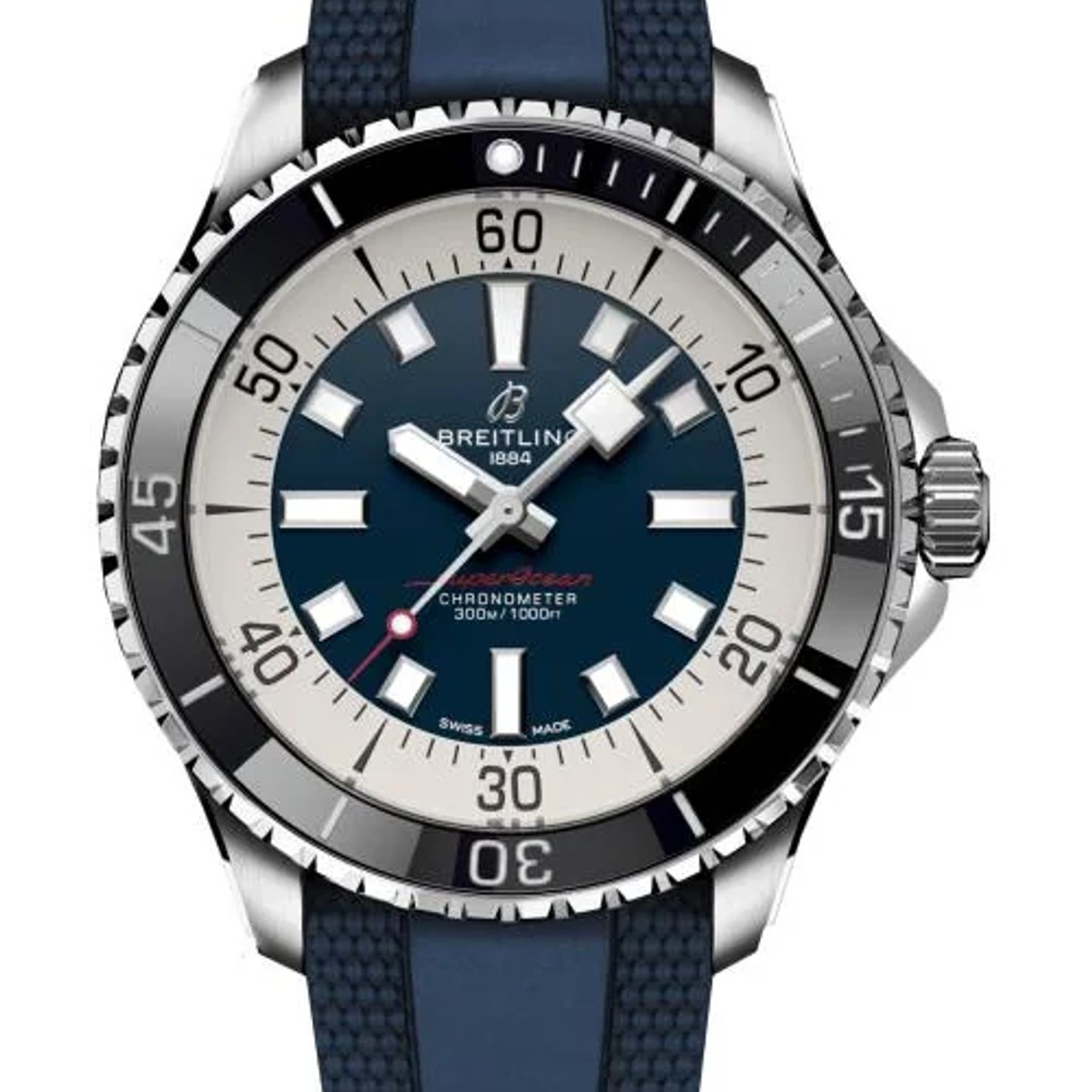 Breitling Superocean 44 A17376211C1S1 (2026) - Blauw wijzerplaat 44mm Staal (1/1)