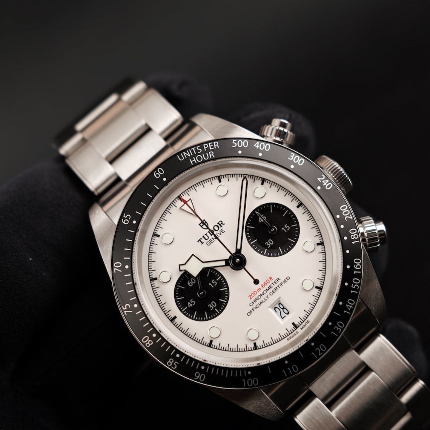 Tudor Black Bay Chrono 79360N (2023) - White dial 41 mm Steel case (1/8)