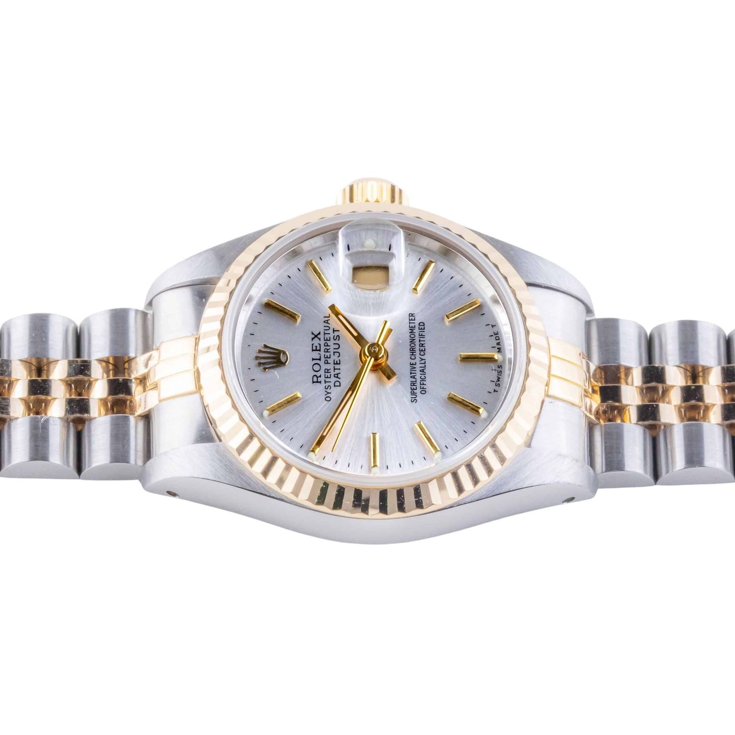 Rolex Lady-Datejust 69173 (1993) - Silver dial 26 mm Gold/Steel case (5/8)