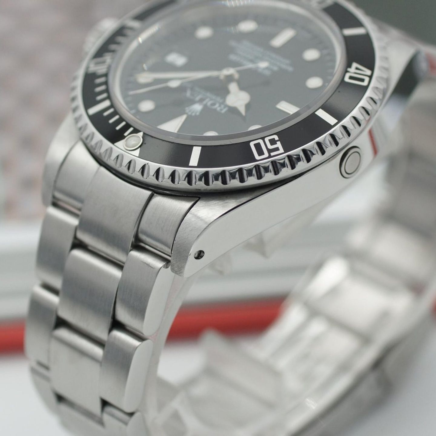 Rolex Sea-Dweller 4000 16600 (1997) - Zwart wijzerplaat 40mm Staal (6/8)