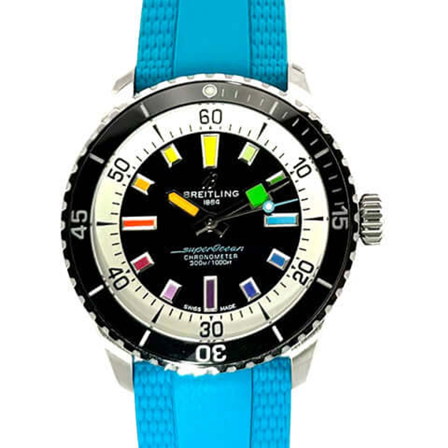 Breitling Top Time A41315A71C1X1 (2024) - Blauw wijzerplaat 41mm Staal (1/8)