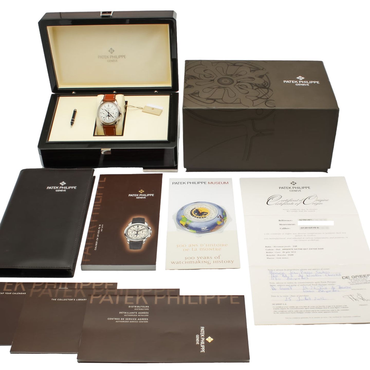 Patek Philippe Perpetual Calendar Chronograph 5270G-001 (2012) - Silver dial 41 mm White Gold case (11/12)