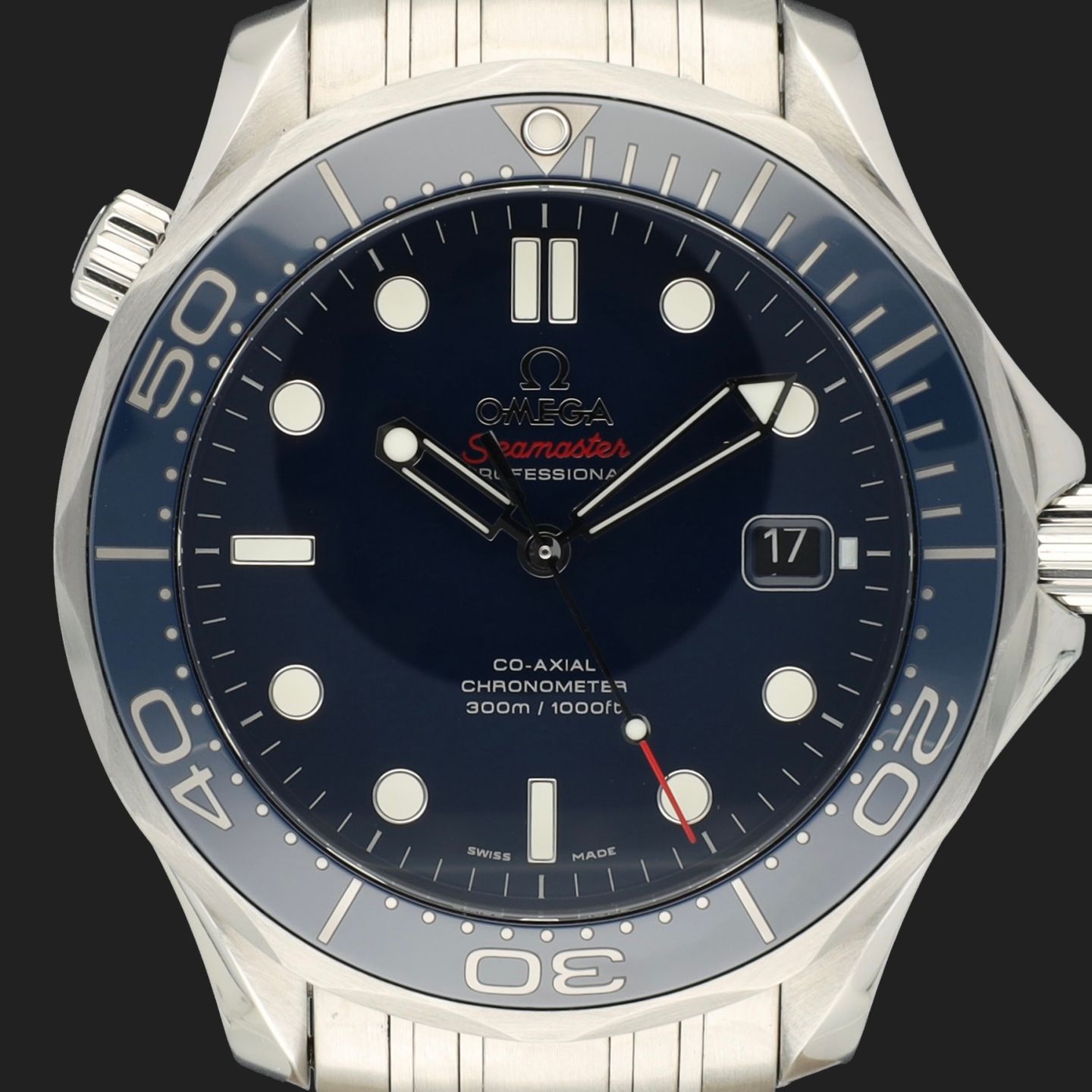 Omega Seamaster Diver 300 M 212.30.41.20.03.001 (Unknown (random serial)) - Blue dial 41 mm Steel case (2/8)