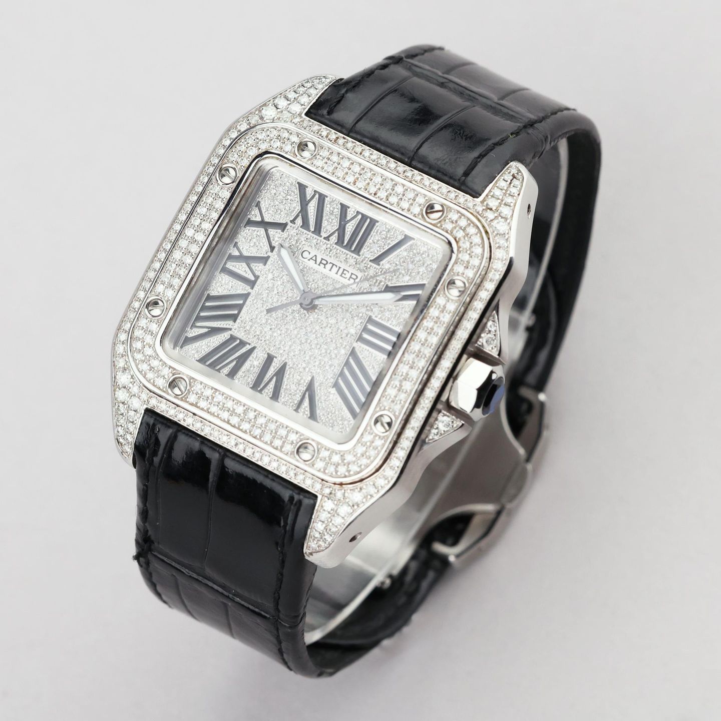 Cartier Santos 100 2656 (Unknown (random serial)) - 38 mm Steel case (4/8)