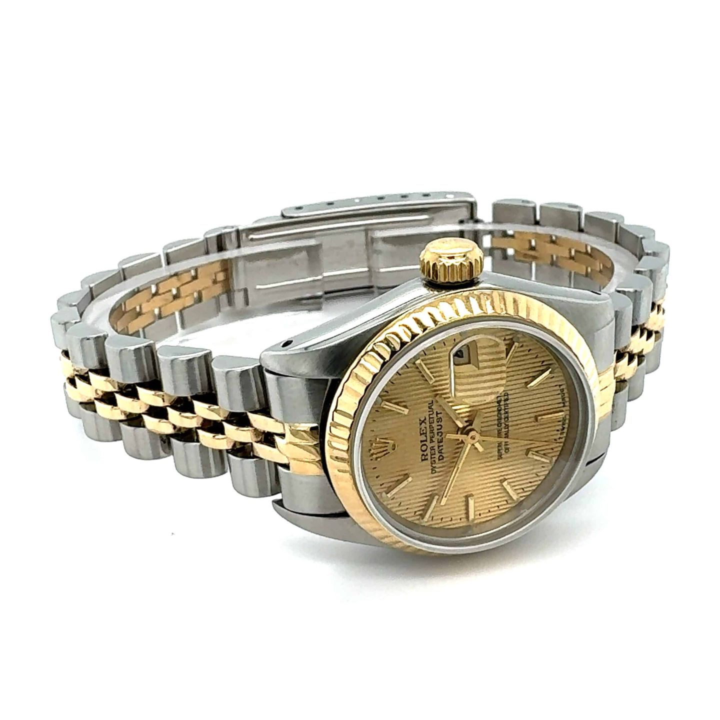 Rolex Lady-Datejust 69173 (1988) - Goud wijzerplaat 26mm Goud/Staal (2/8)