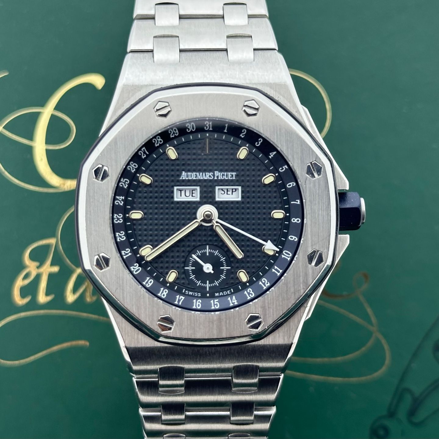 Audemars Piguet Royal Oak Offshore 25807ST.O.1010.ST.01 (2003) - Zwart wijzerplaat 38mm Staal (1/8)