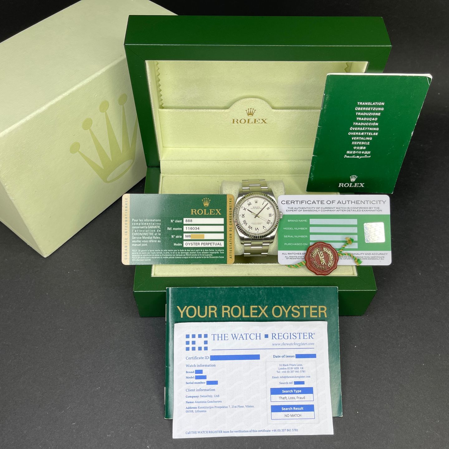 Rolex Oyster Perpetual 36 116034 - (3/8)