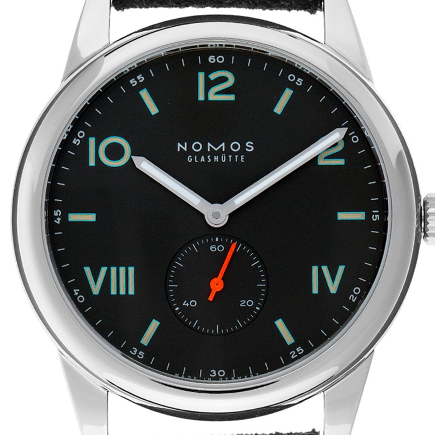 NOMOS Club Campus 736 (2026) - Black dial 39 mm Steel case (1/7)