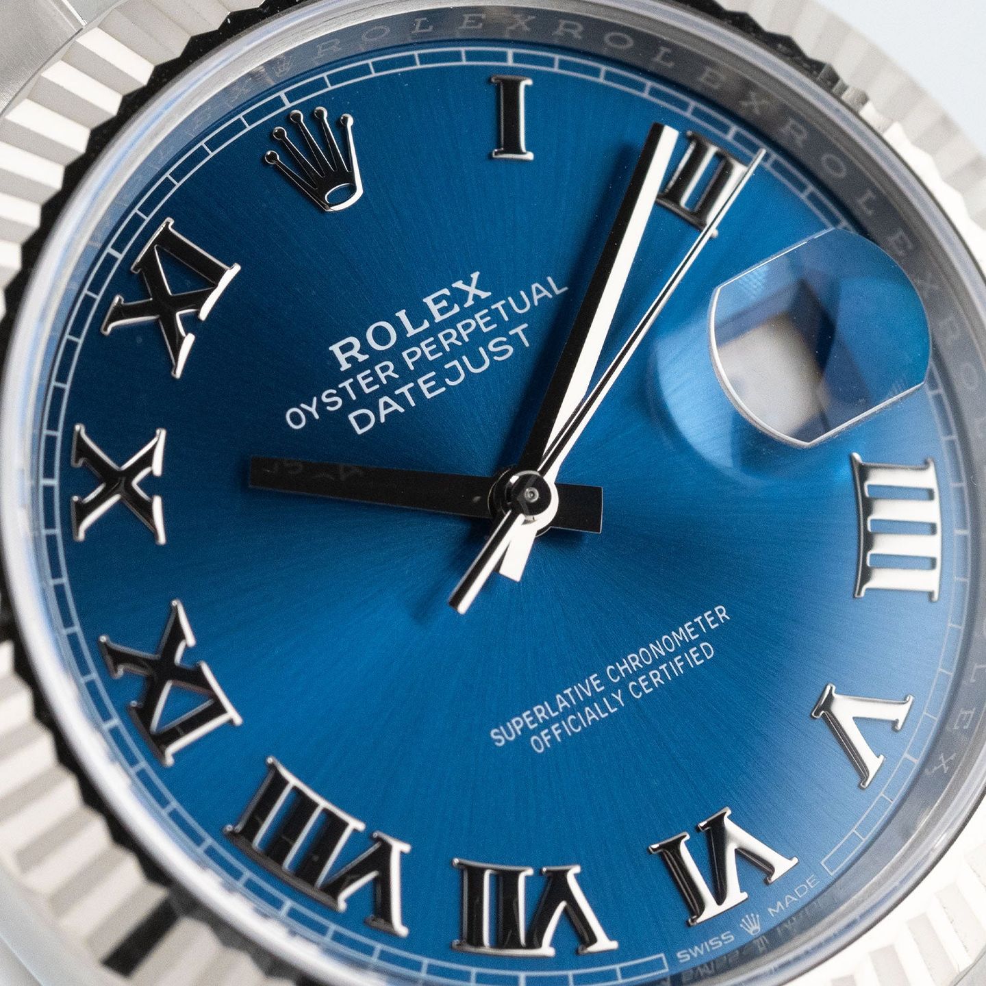 Rolex Datejust 41 126334 (2017) - Blauw wijzerplaat 41mm Staal (3/6)