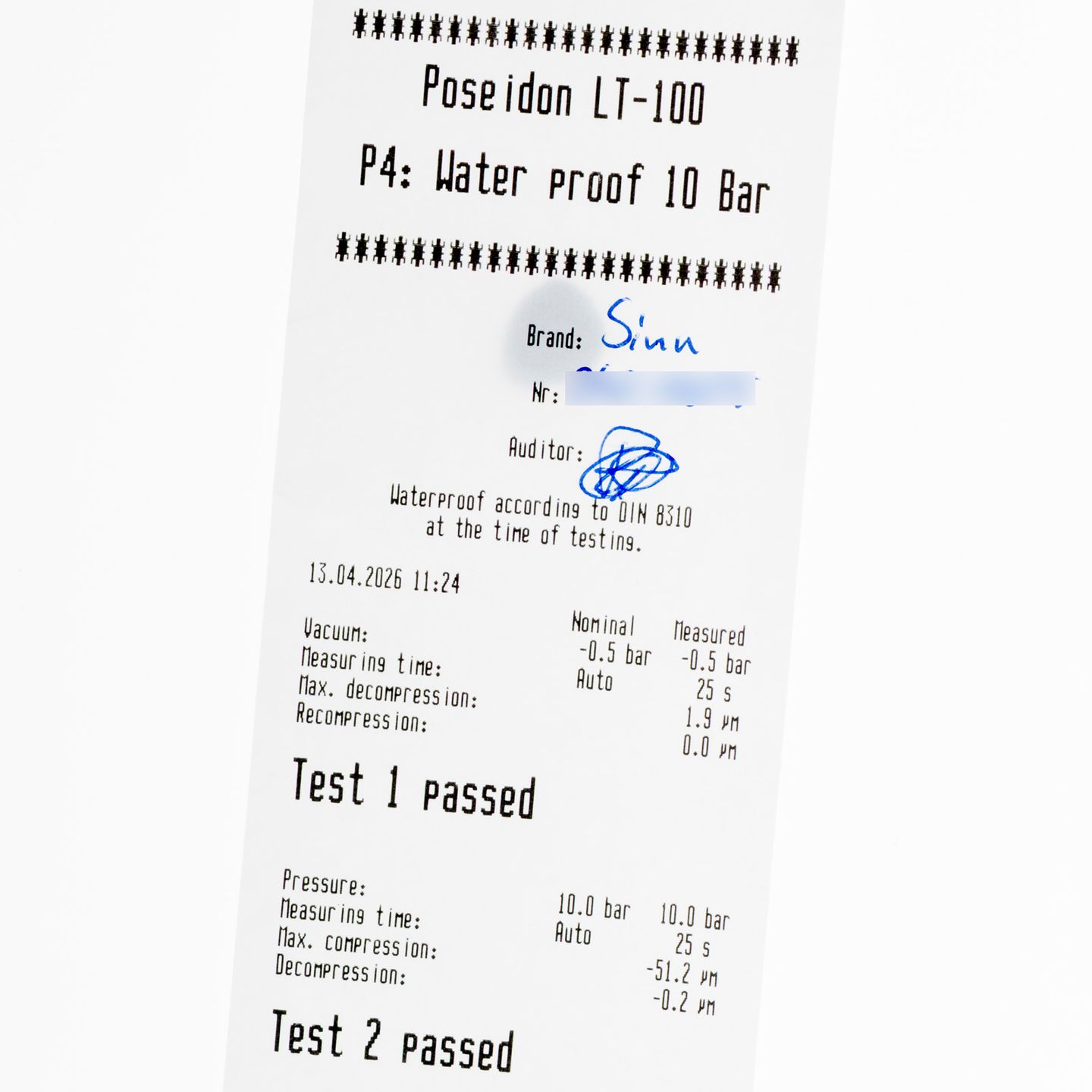 Sinn 240 240.010 (Onbekend (willekeurig serienummer)) - Zwart wijzerplaat 43mm Staal (5/8)