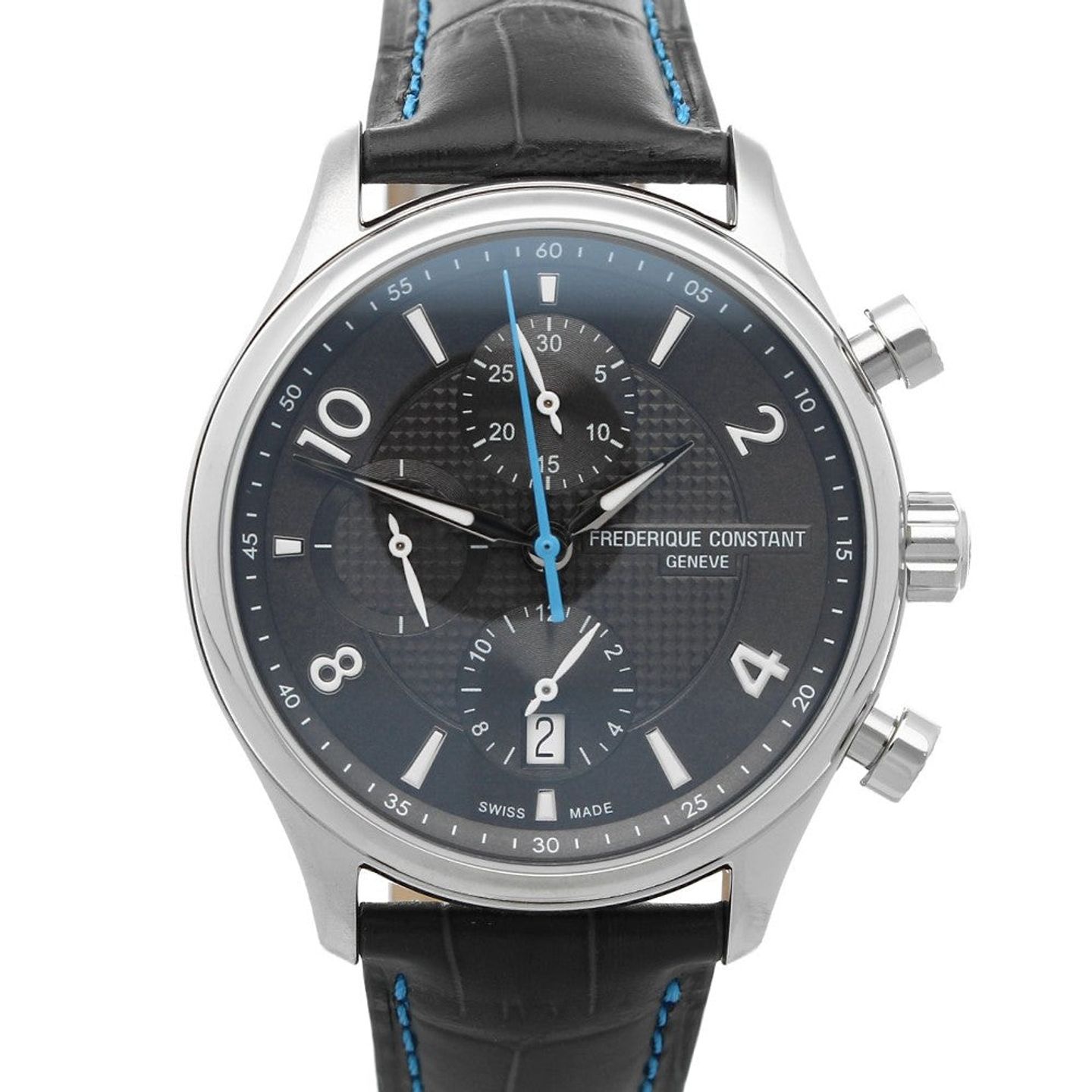 Frederique Constant Runabout Chronograph FC-392RMG5B6 (2024) - Black dial 42 mm Steel case (1/6)