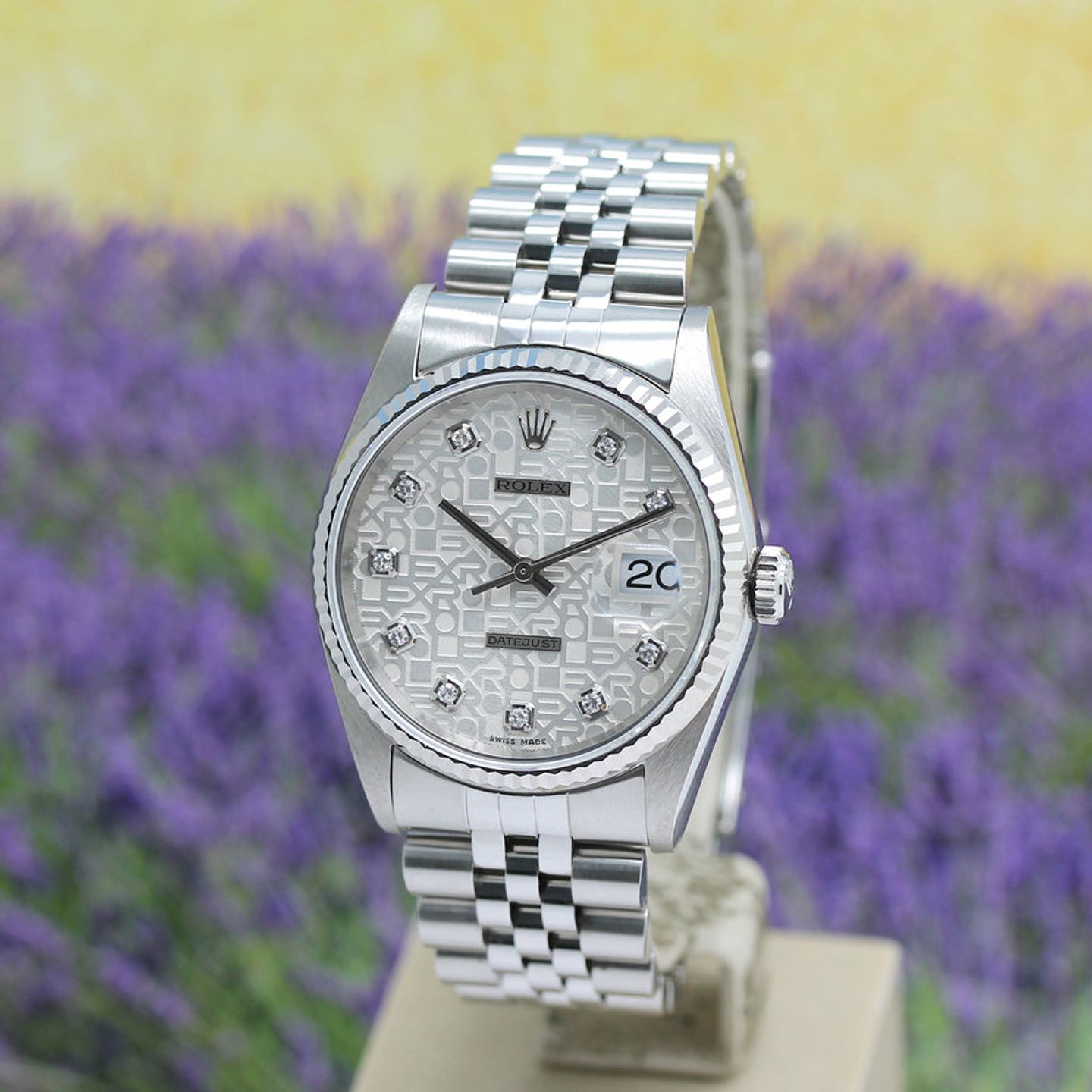 Rolex Datejust 36 16234 (2001) - Silver dial 36 mm Steel case (8/8)