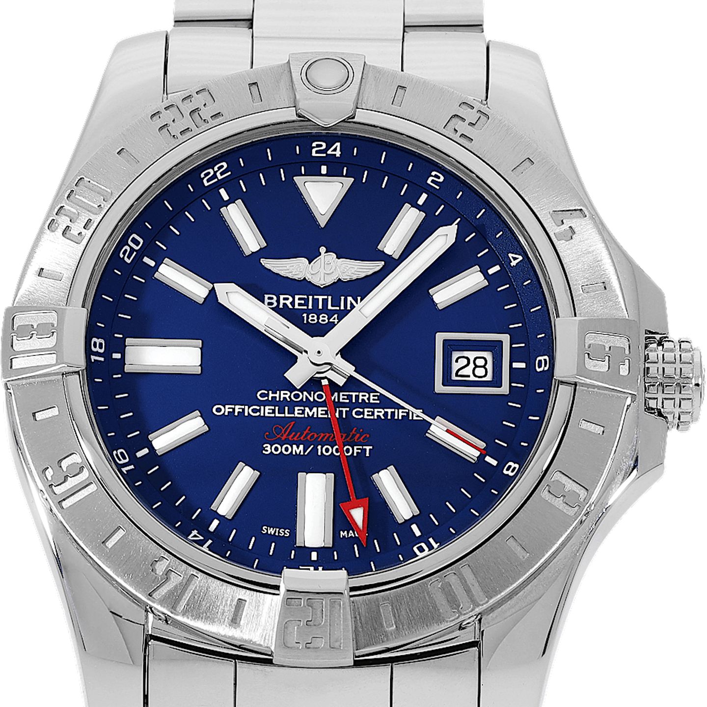 Breitling Avenger II GMT A3239011/C872/170A (2018) - Blue dial 44 mm Steel case (1/5)