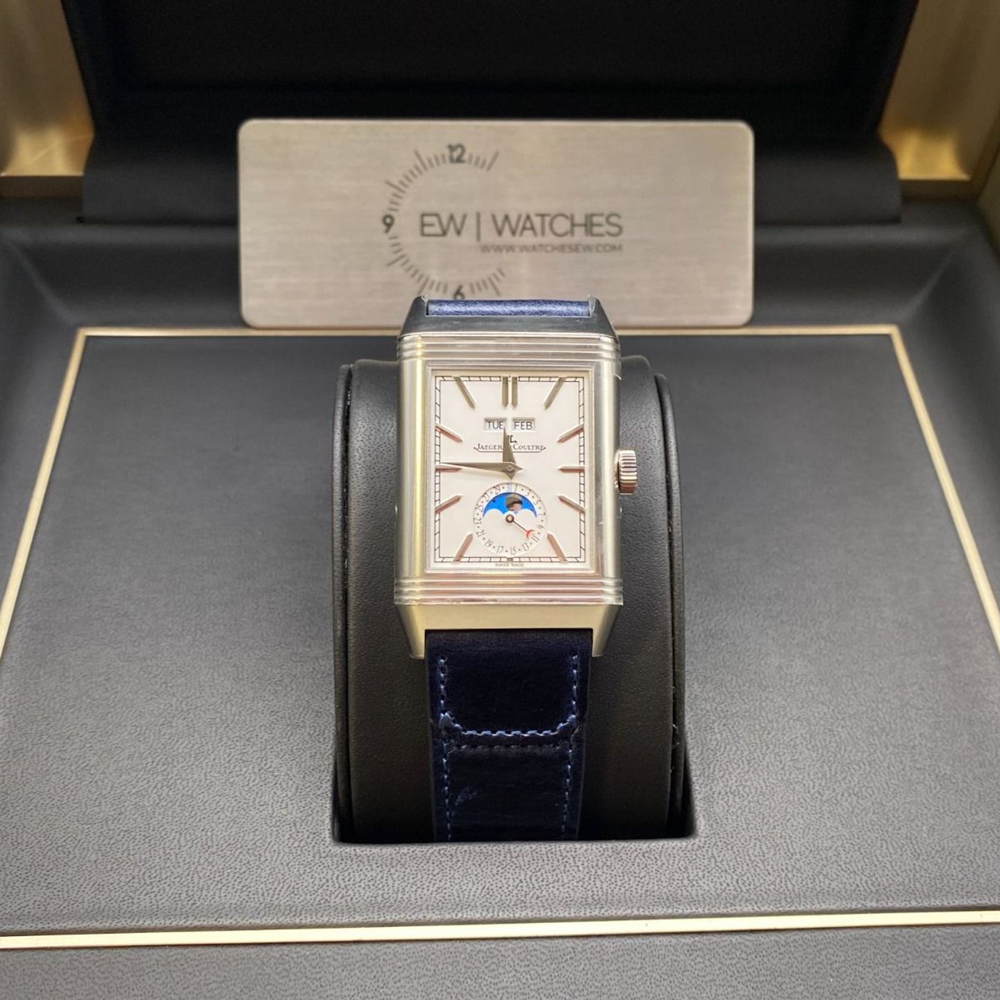 Jaeger-LeCoultre Reverso Duoface Q3918420 (2023) - Blauw wijzerplaat 49mm Staal (4/8)