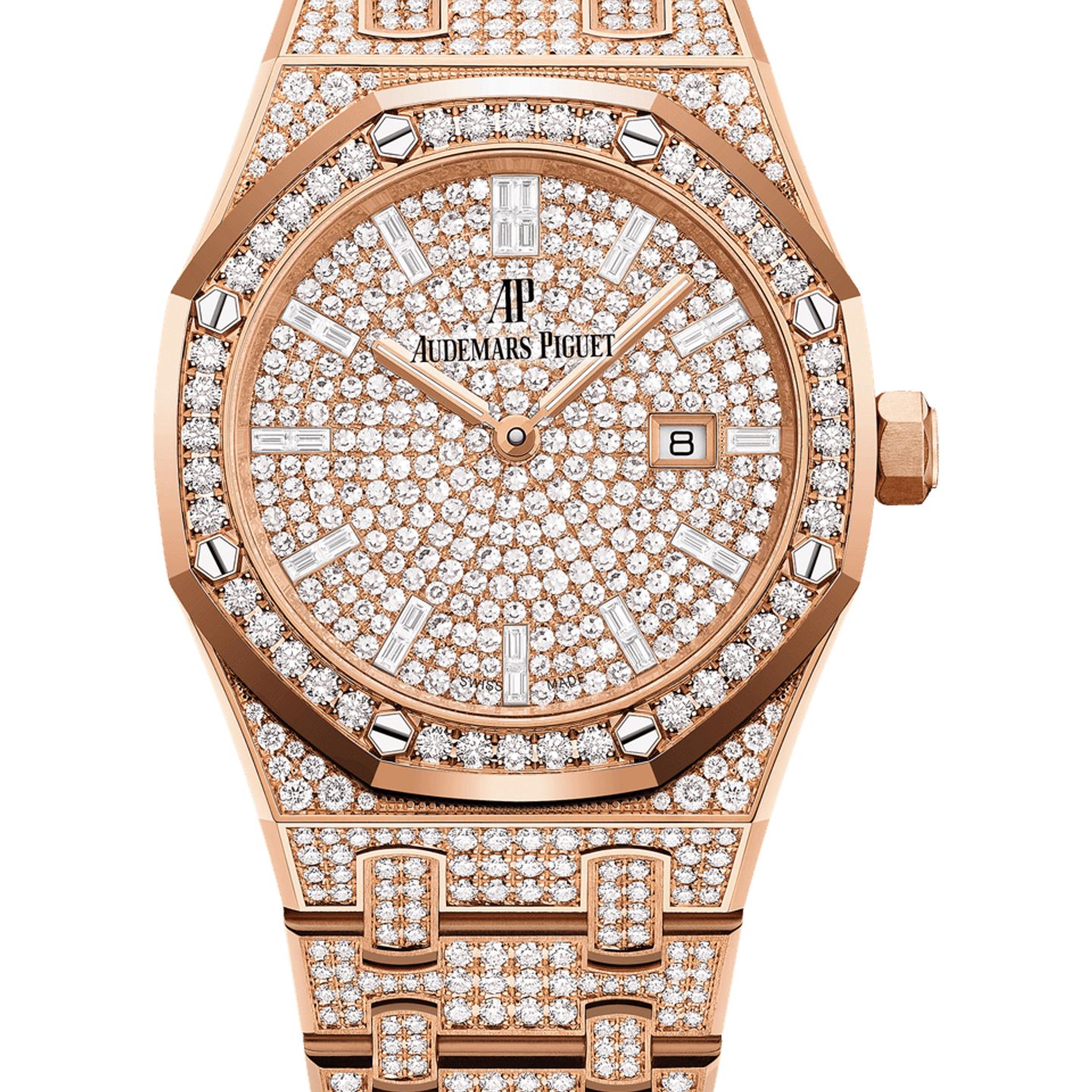 Audemars Piguet Royal Oak Lady 67652OR.ZZ.1265OR.01 (2025) - Diamond dial 33 mm Rose Gold case (1/1)