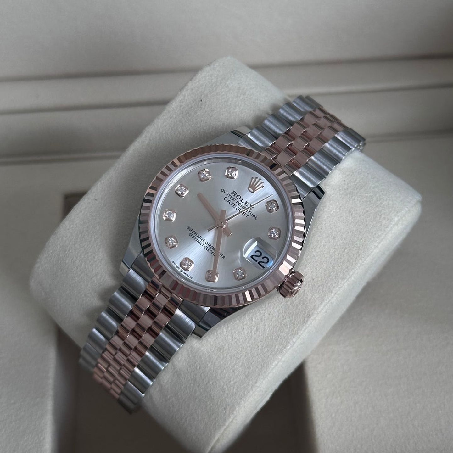 Rolex Datejust 31 278271 (2025) - Silver dial 31 mm Gold/Steel case (4/6)