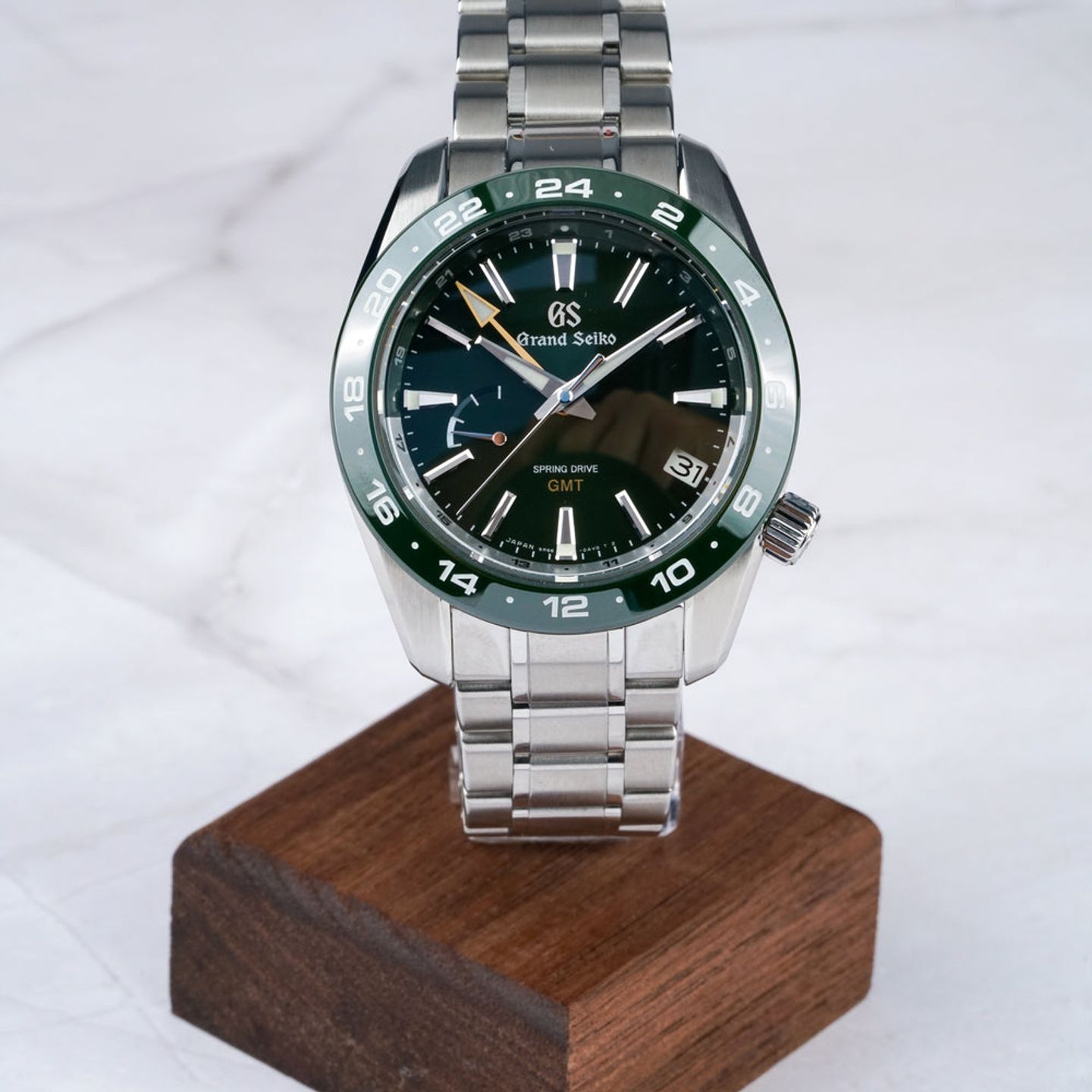 Grand Seiko Sport Collection SBGE257 (2021) - Groen wijzerplaat 41mm Staal (1/8)