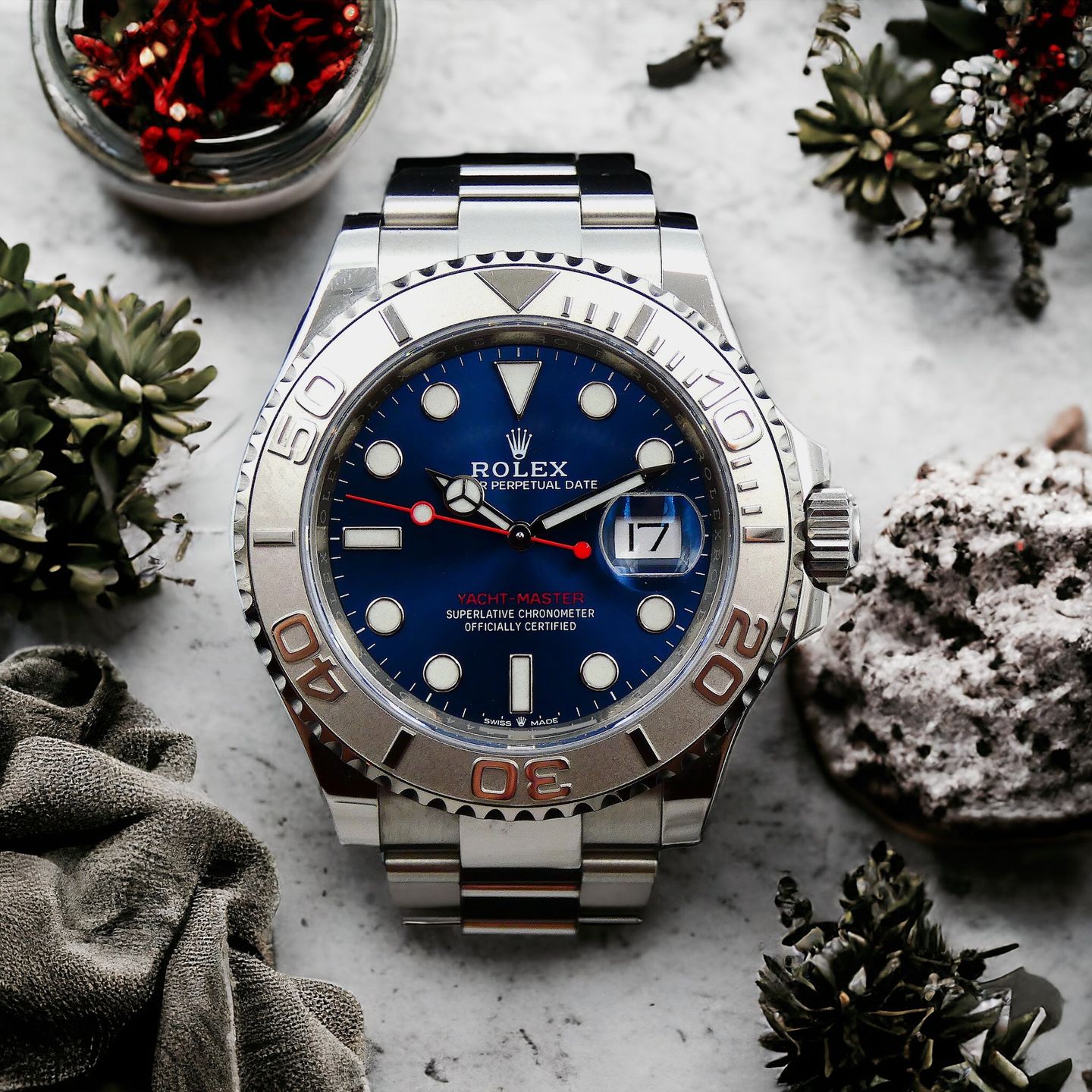 Rolex Yacht-Master 40 126622 (2020) - Blauw wijzerplaat 40mm Staal (1/3)