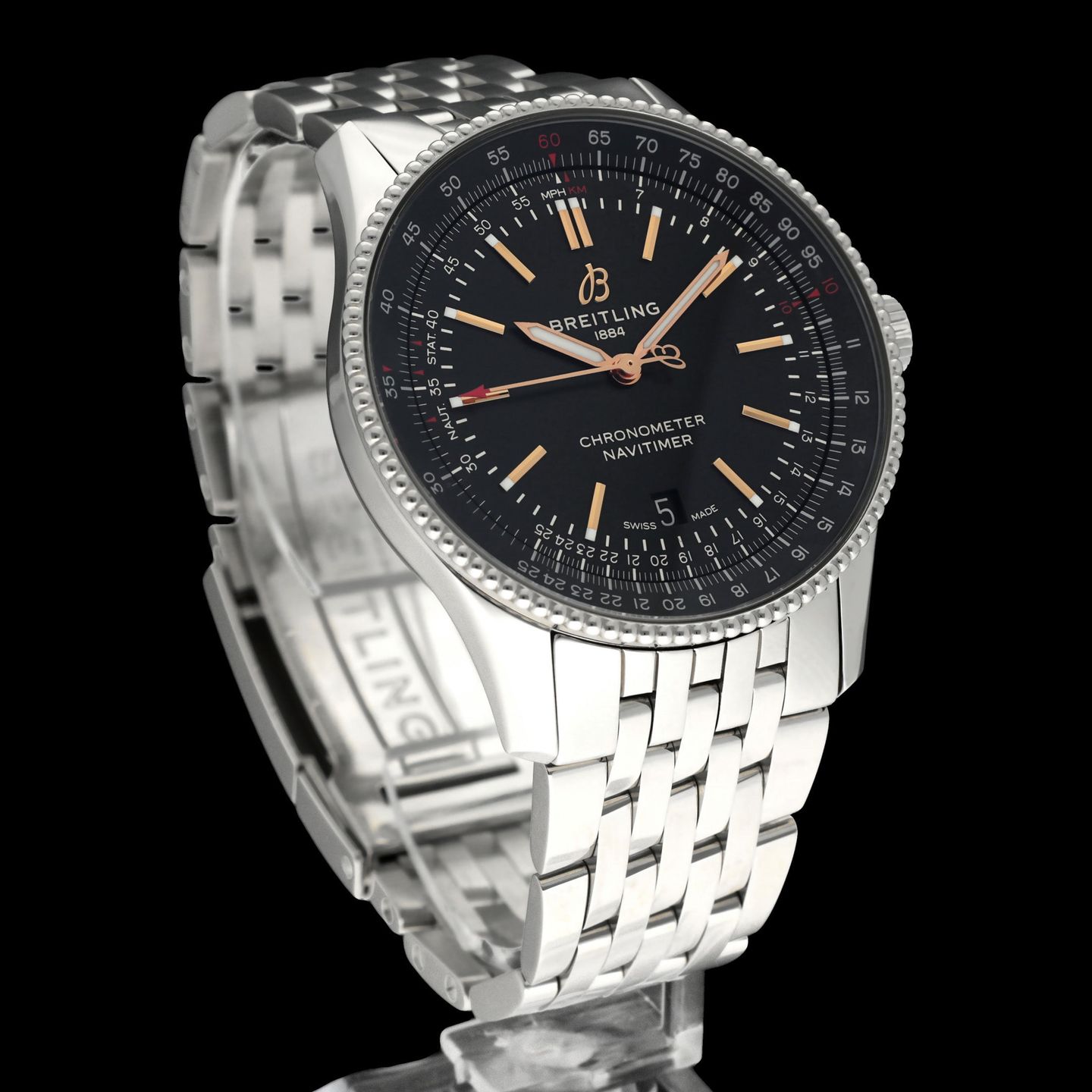 Breitling Navitimer A17326 (2023) - Black dial 41 mm Steel case (4/8)