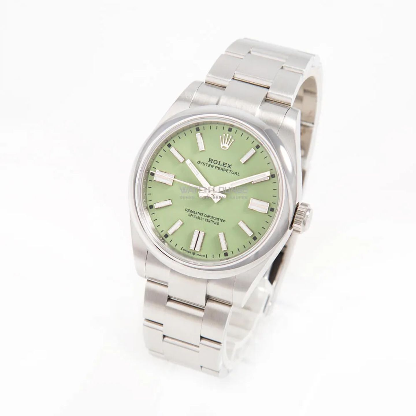 Rolex Oyster Perpetual 41 134300 (2025) - Groen wijzerplaat 41mm Staal (5/8)