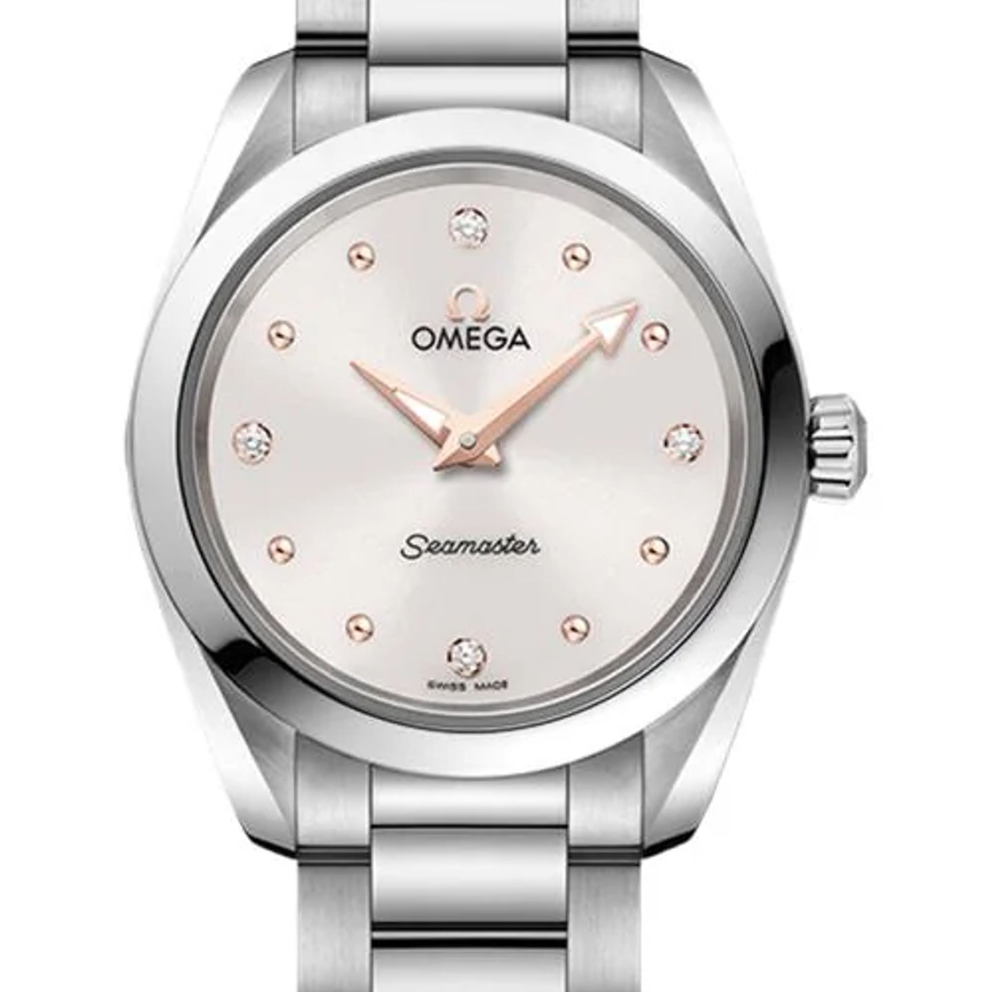 Omega Seamaster Aqua Terra 220.10.28.60.54.001 (2026) - Wit wijzerplaat 28mm Staal (1/1)