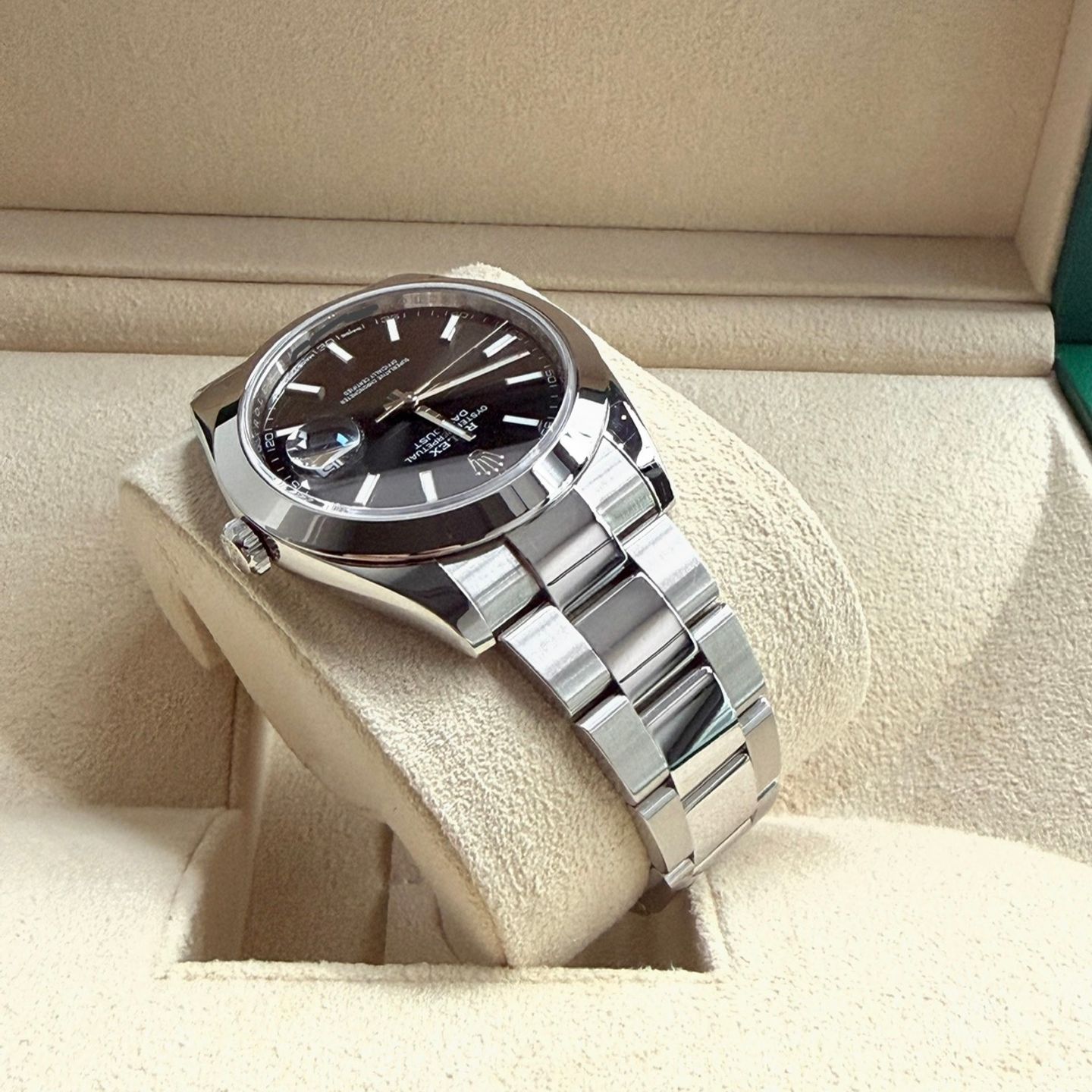 Rolex Datejust 41 126300 (2018) - Black dial 48 mm Steel case (6/12)