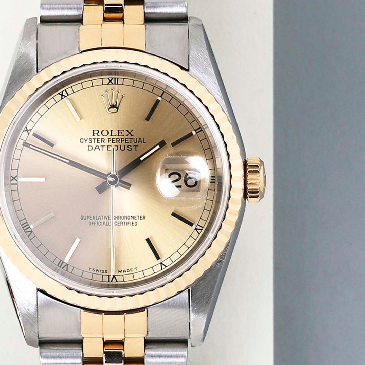 Rolex Datejust 36 16233 (1995) - 36mm Goud/Staal (5/8)