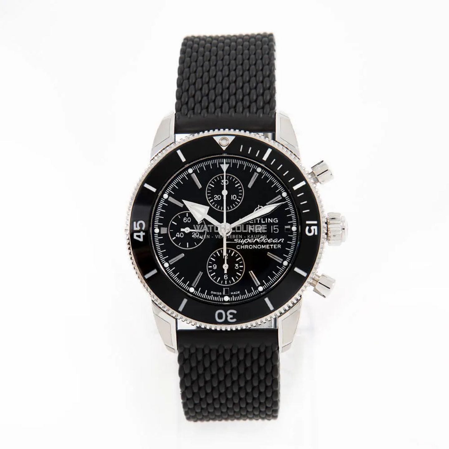 Breitling Superocean Heritage II Chronograph A13313121B1S1 (2025) - Zwart wijzerplaat 44mm Staal (3/8)