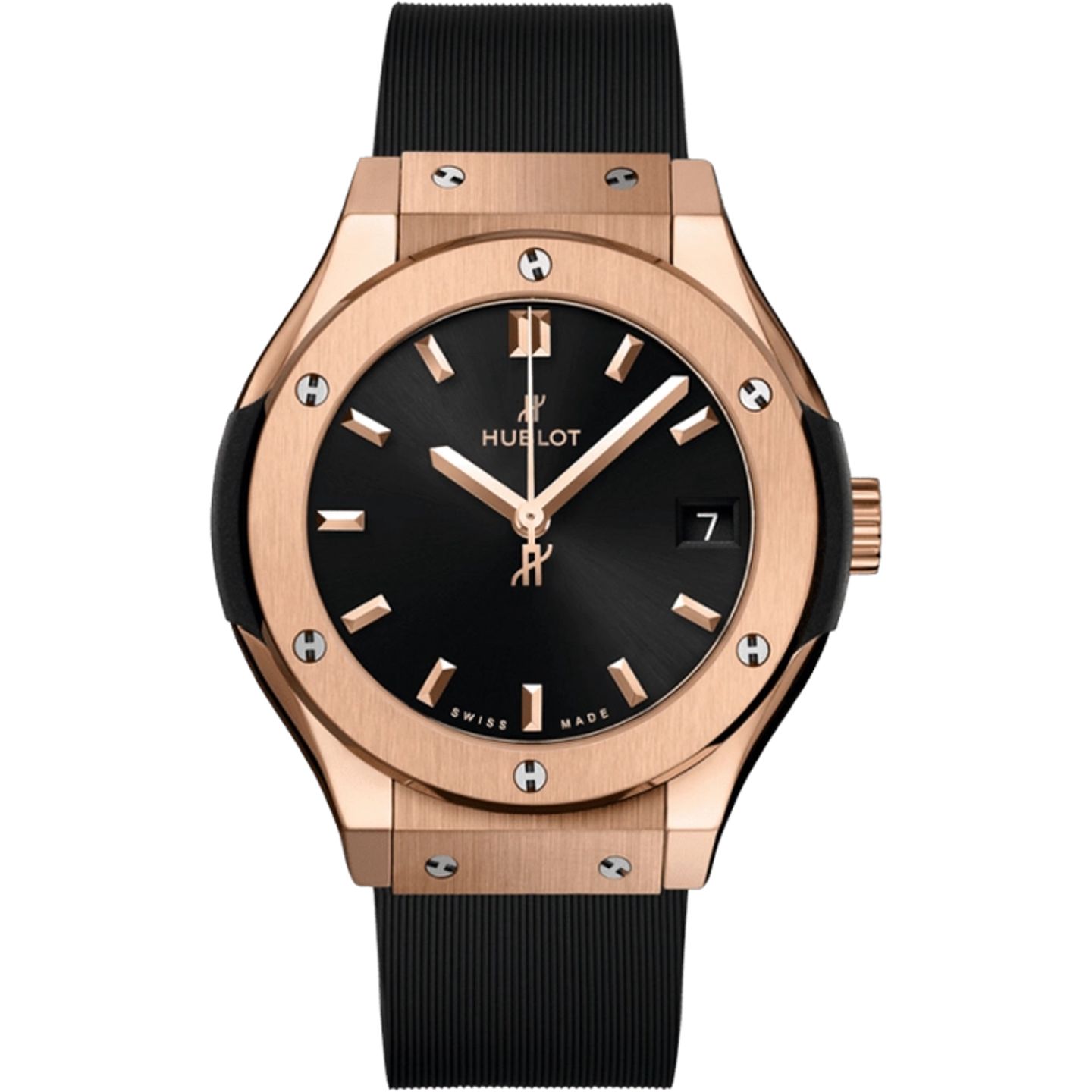 Hublot Classic Fusion Quartz 581.OX.1480.RX (2025) - Black dial 33 mm Rose Gold case (1/1)