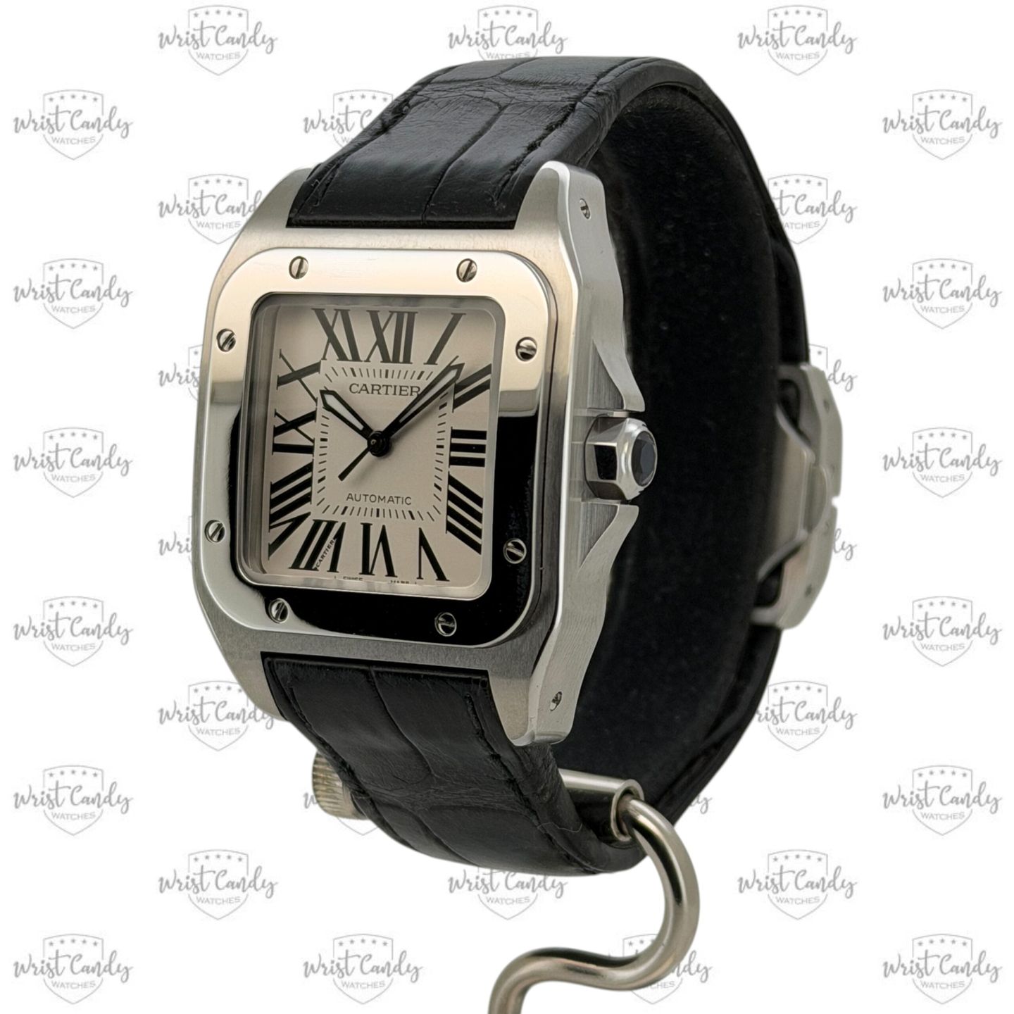 Cartier Santos 100 W20106X8 (2016) - 33 mm Steel case (2/8)