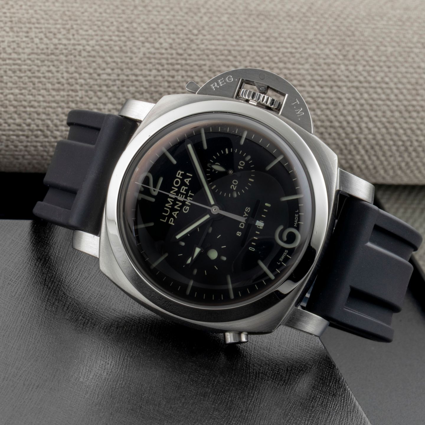 Panerai Luminor 1950 8 Days Chrono Monopulsante GMT PAM00275 - (2/8)