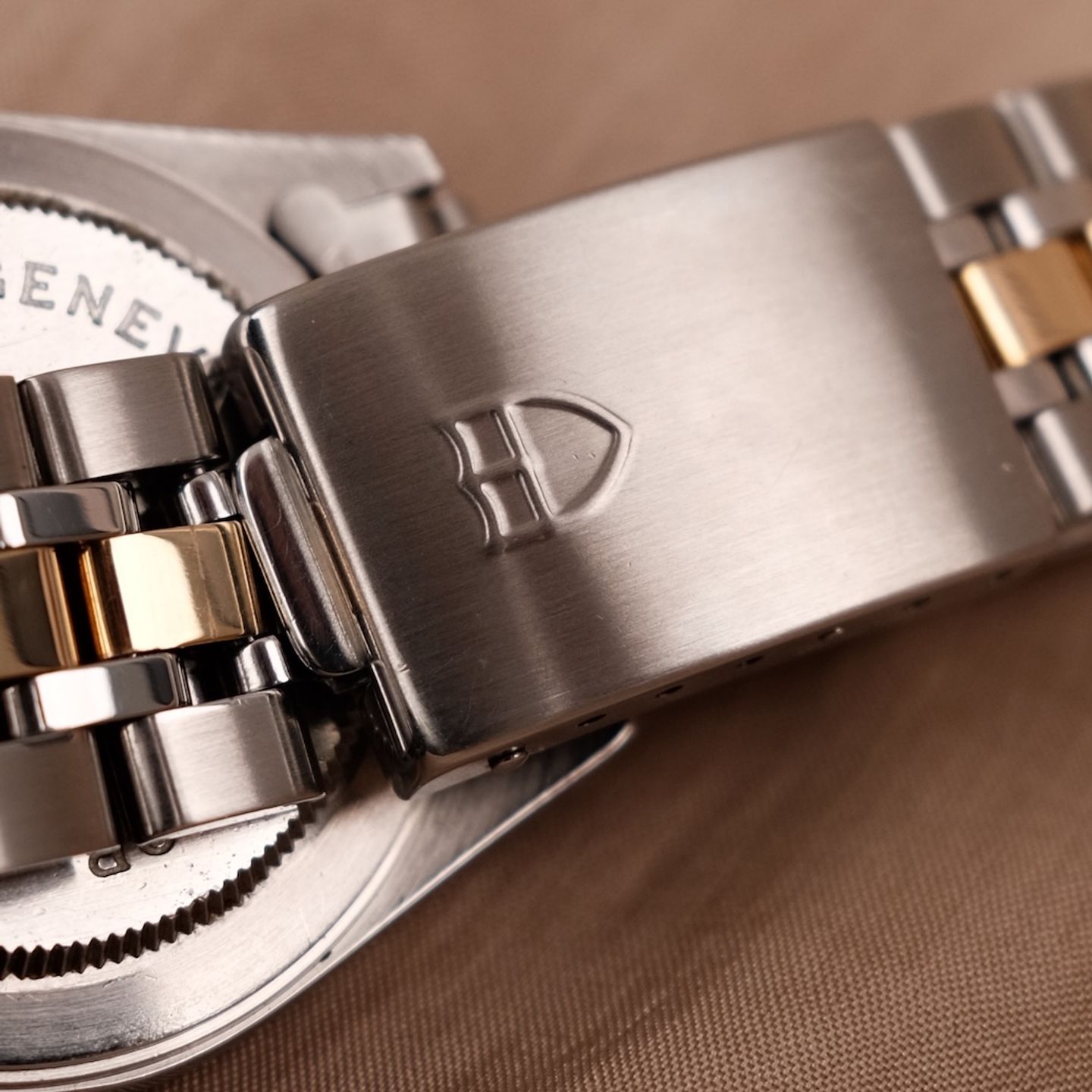 Tudor Prince Date 74033 (2003) - 34 mm Gold/Steel case (7/8)