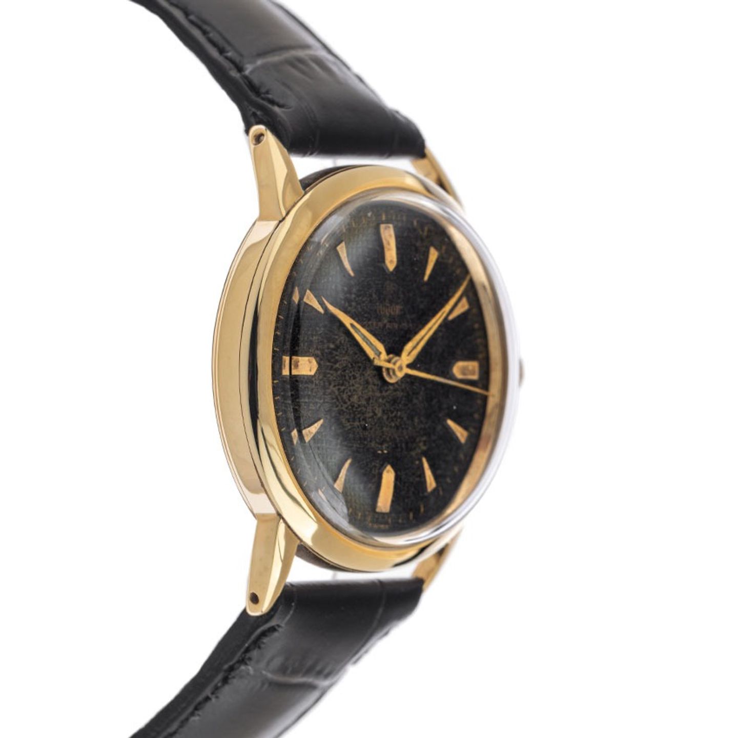 Tudor Vintage 7957 (1960) - Black dial 42 mm Gold/Steel case (5/8)