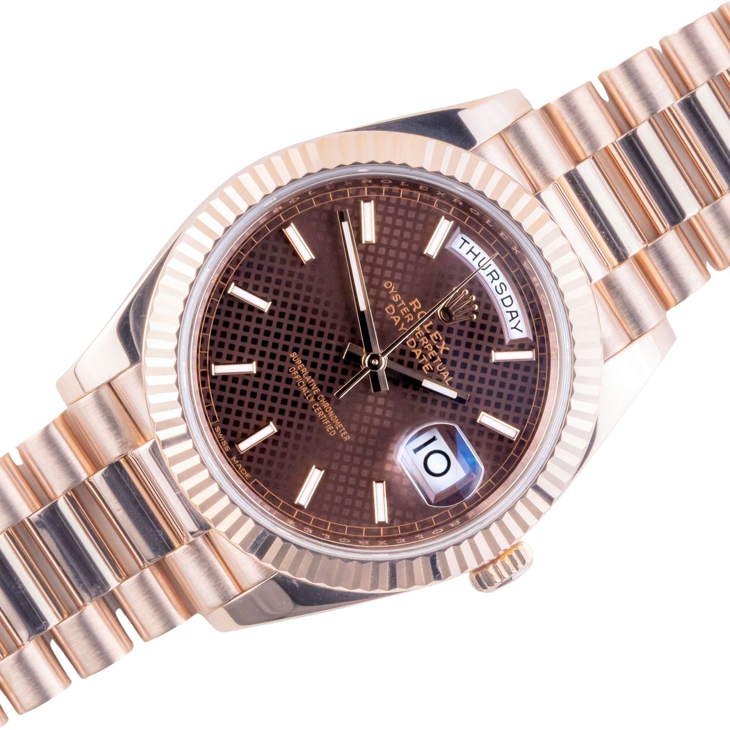 Rolex Day-Date 40 228235 (2018) - 40 mm Rose Gold case (1/8)