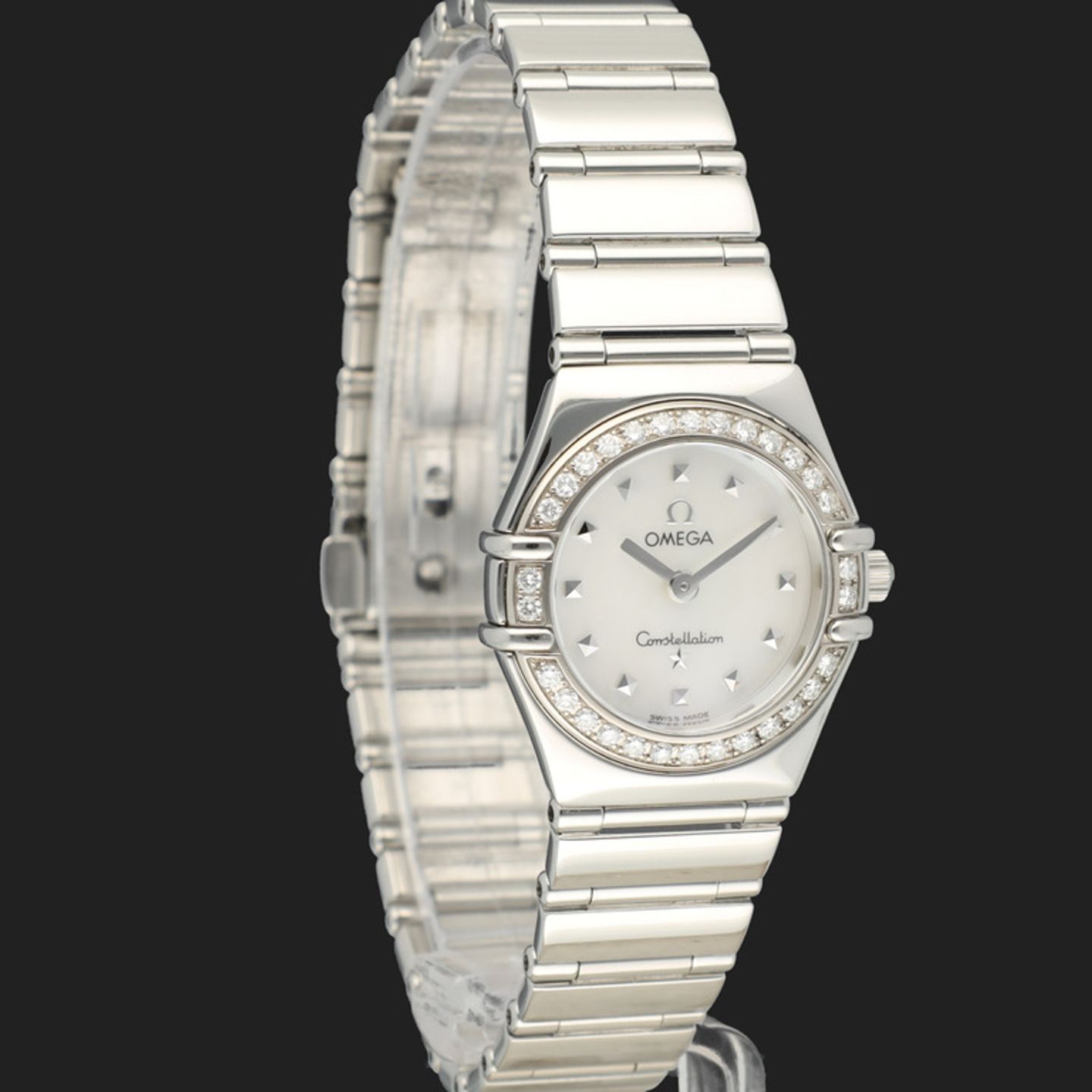 Omega Constellation Quartz 1465.71.00 (1999) - White dial 23 mm Steel case (4/8)