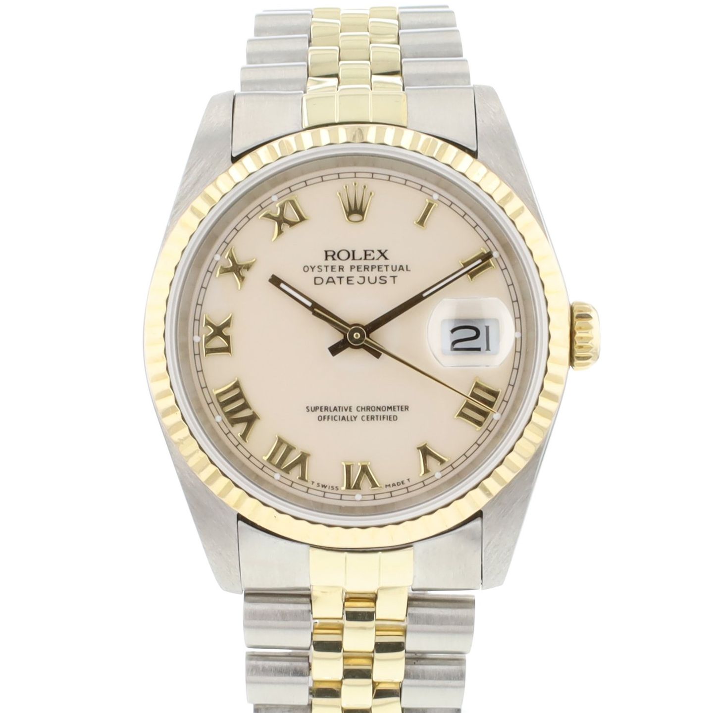 Rolex Datejust 36 16233 (1988) - 36 mm Gold/Steel case (1/5)
