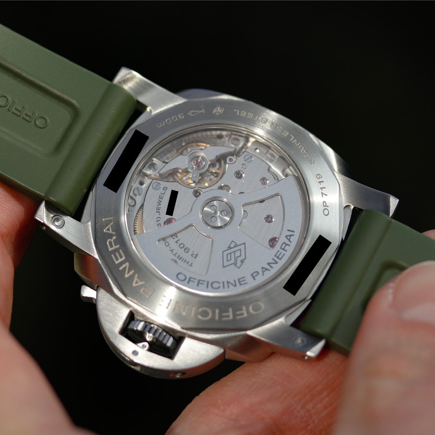 Panerai Luminor 1950 3 Days GMT Power Reserve Automatic PAM01321 (2020) - Black dial 44 mm Steel case (5/8)