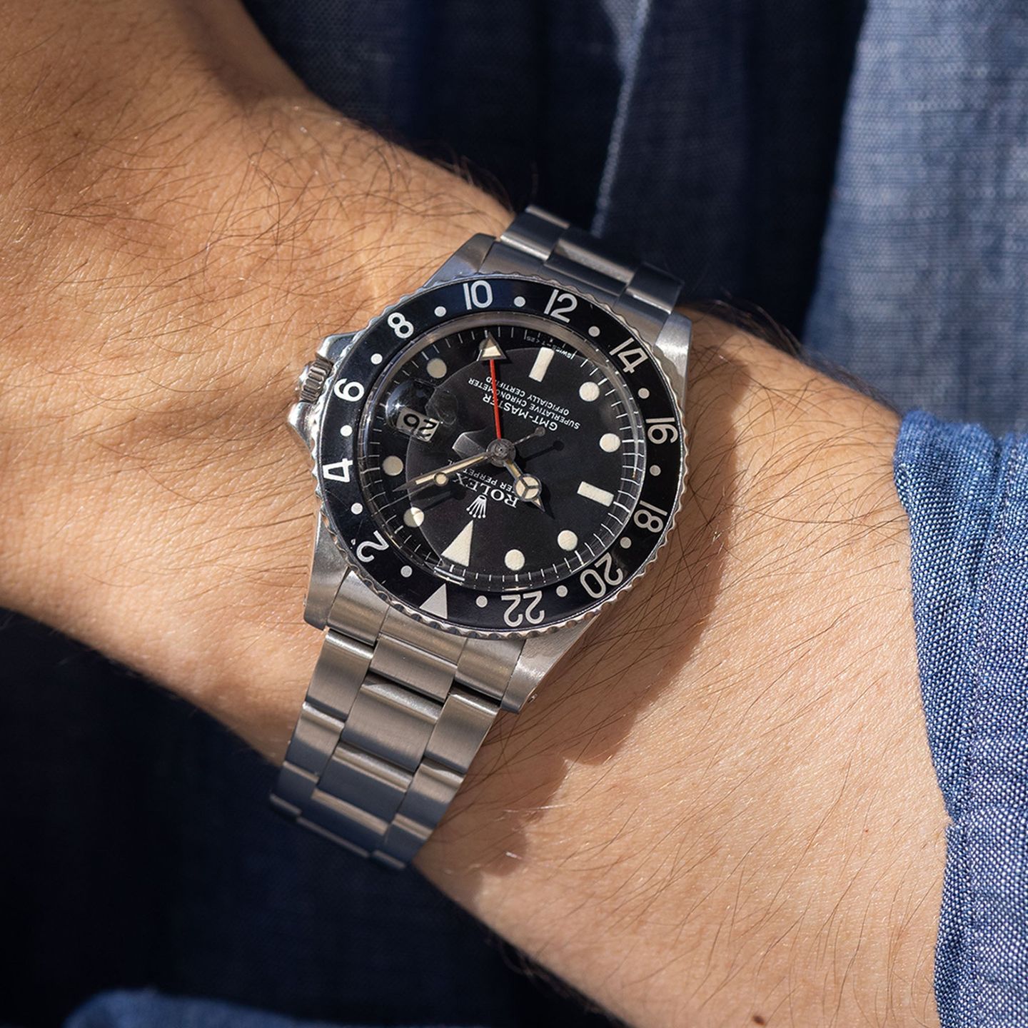 Rolex GMT-Master 1675 (1972) - Black dial 40 mm Steel case (3/8)