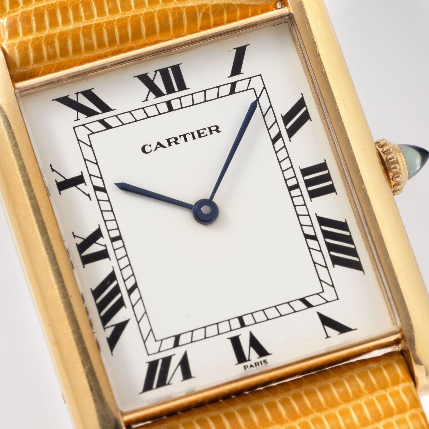 Cartier Tank Unknown (1970) - White dial 35 mm Yellow Gold case (4/8)