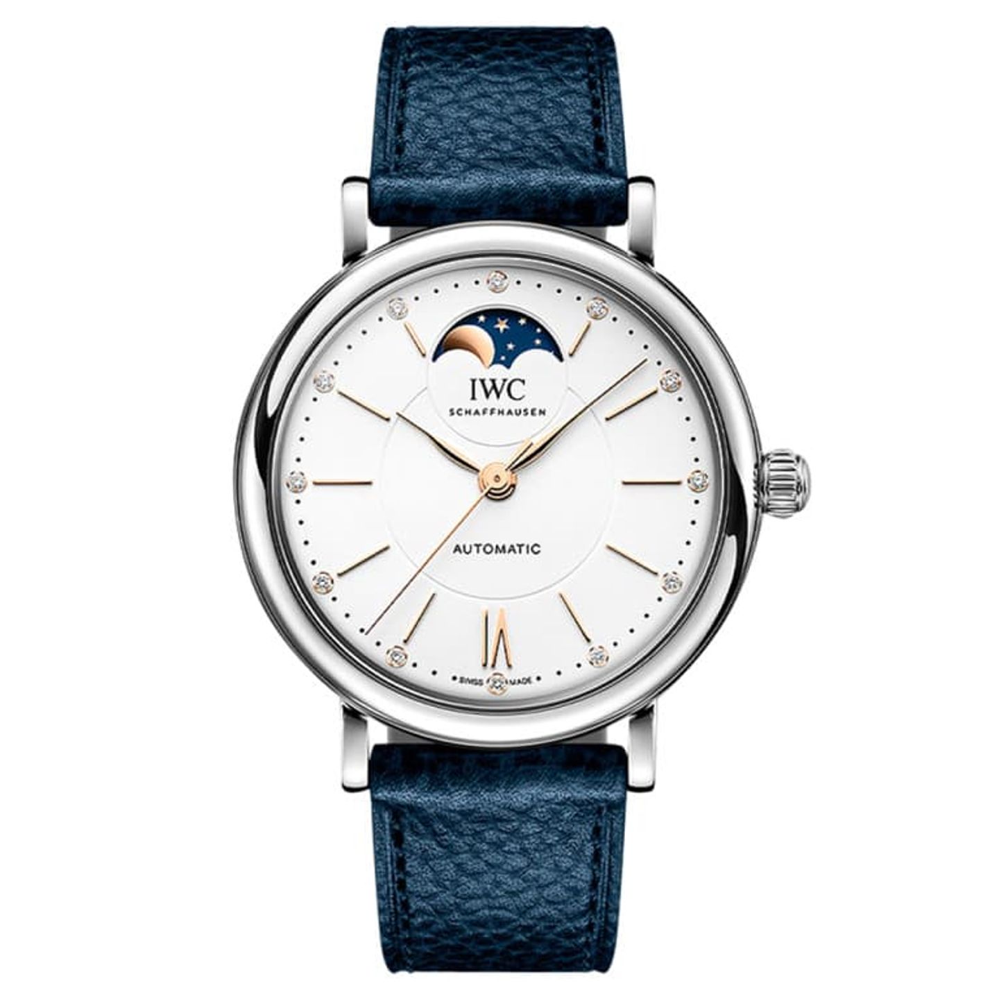 IWC Portofino Automatic IW459601 (2024) - Zilver wijzerplaat 37mm Staal (1/1)