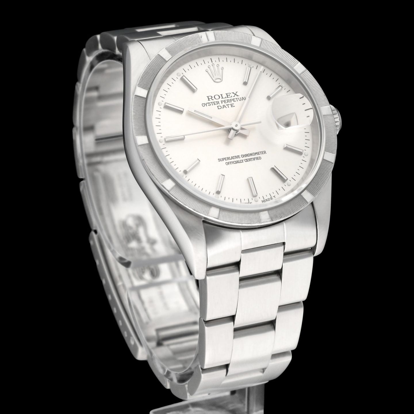 Rolex Oyster Perpetual Date 15210 (1996) - 34 mm Steel case (3/7)