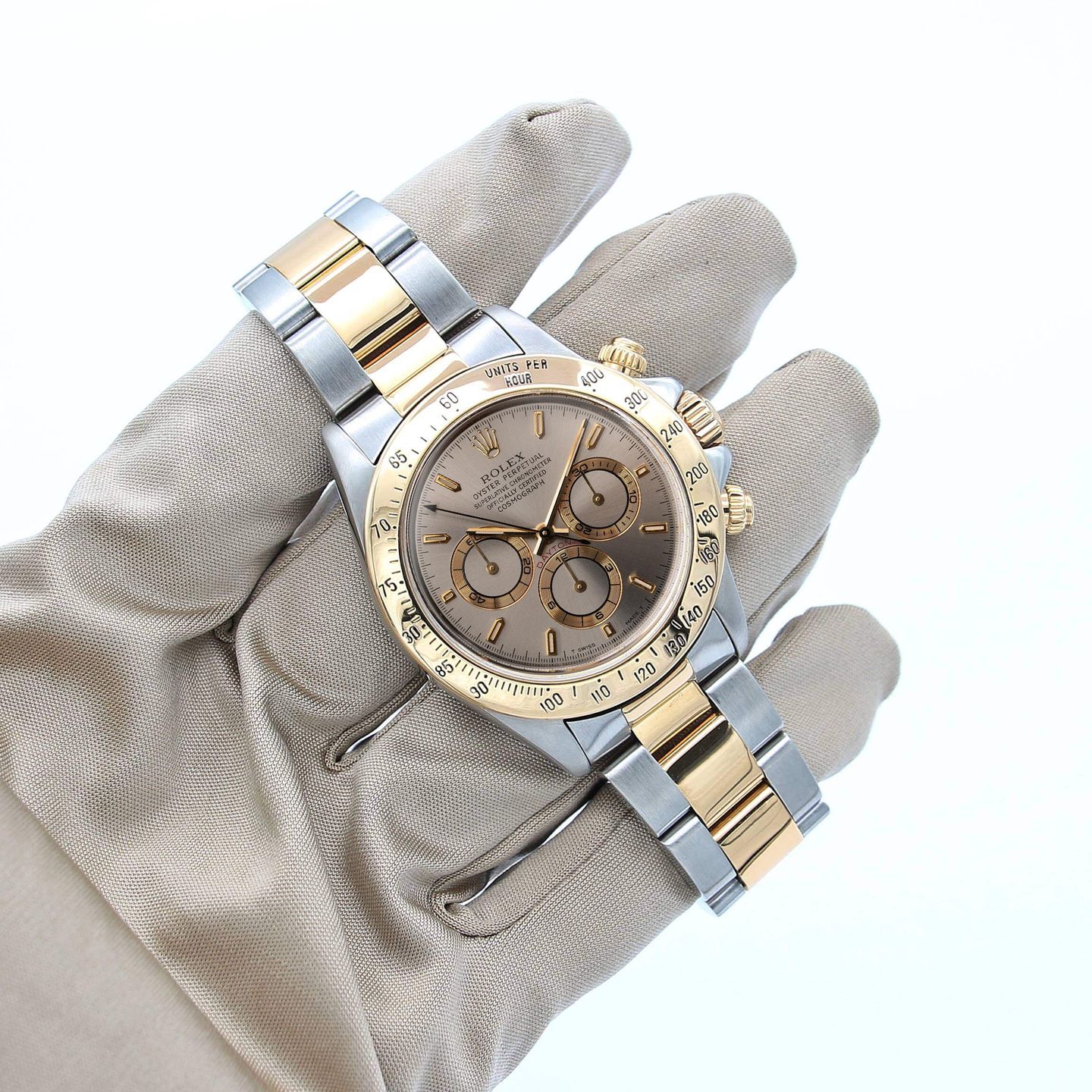 Rolex Daytona 16523 (Unknown (random serial)) - 40 mm Gold/Steel case (2/6)