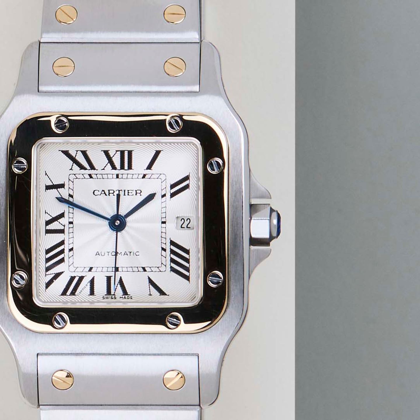 Cartier Santos Galbée 2319 (Onbekend (willekeurig serienummer)) - Zilver wijzerplaat 29mm Staal (5/8)