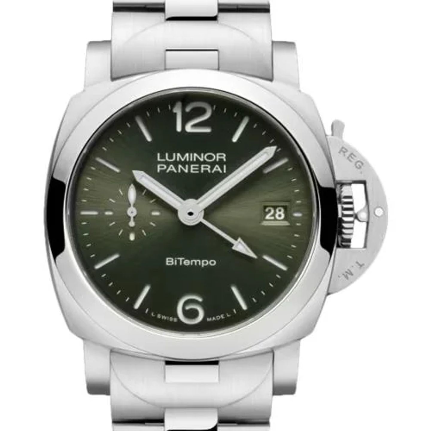 Panerai Luminor PAM01640 (2026) - Groen wijzerplaat 40mm Staal (1/1)