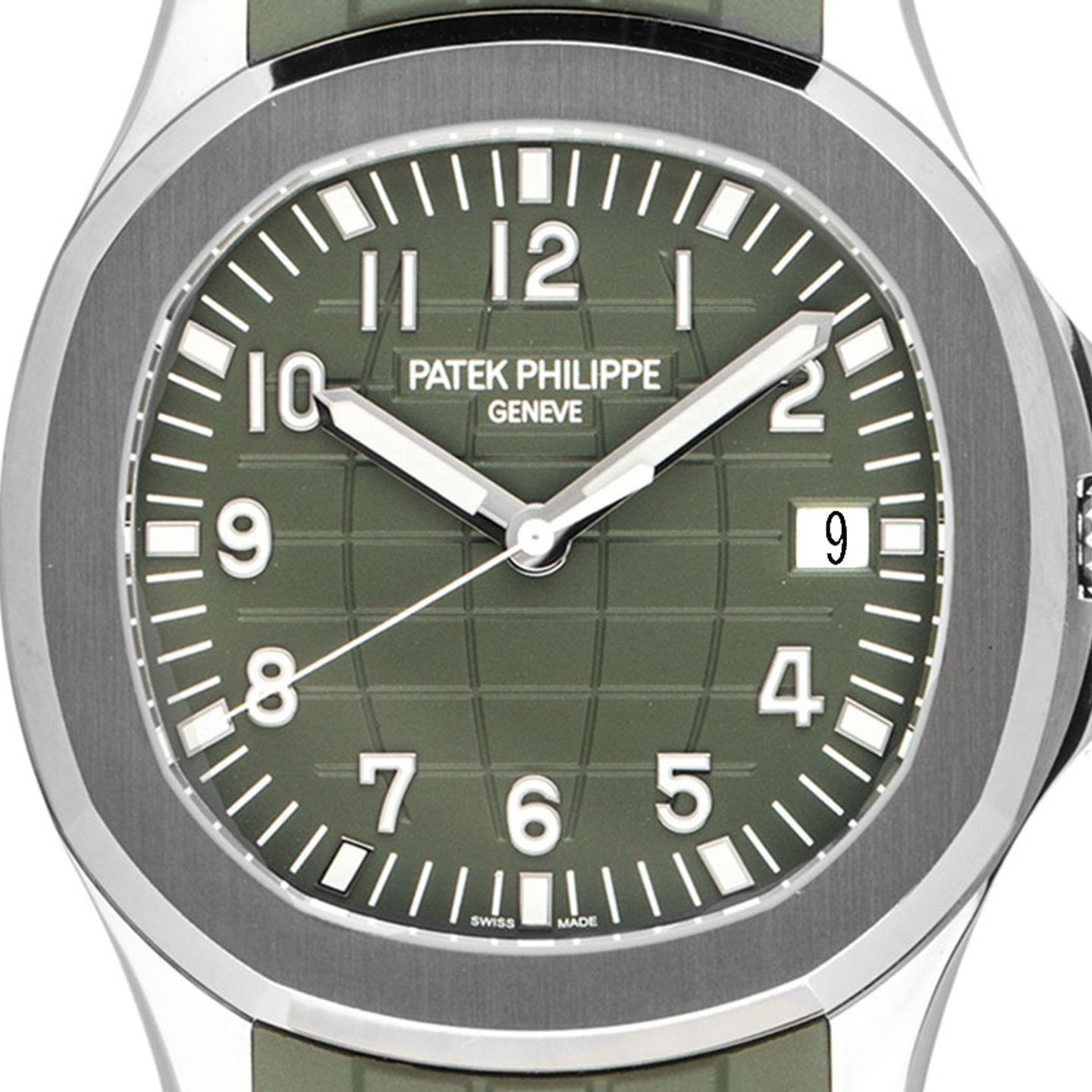 Patek Philippe Aquanaut 5168G-010 (2020) - Groen wijzerplaat 42mm Witgoud (1/6)