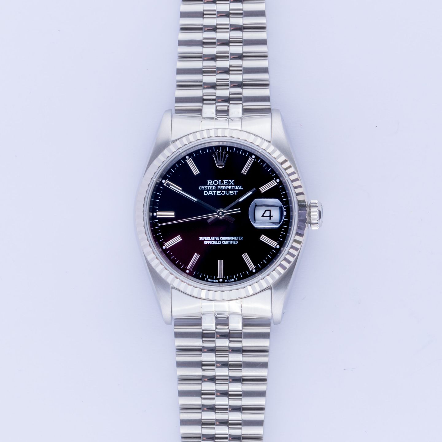 Rolex Datejust 36 16234 (1991) - Zwart wijzerplaat 36mm Staal (2/8)