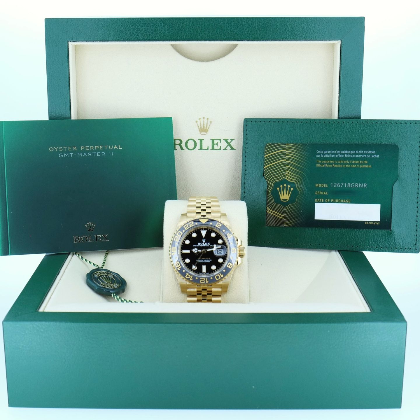Rolex GMT-Master II 126718GRNR (2024) - Black dial 40 mm Yellow Gold case (4/6)