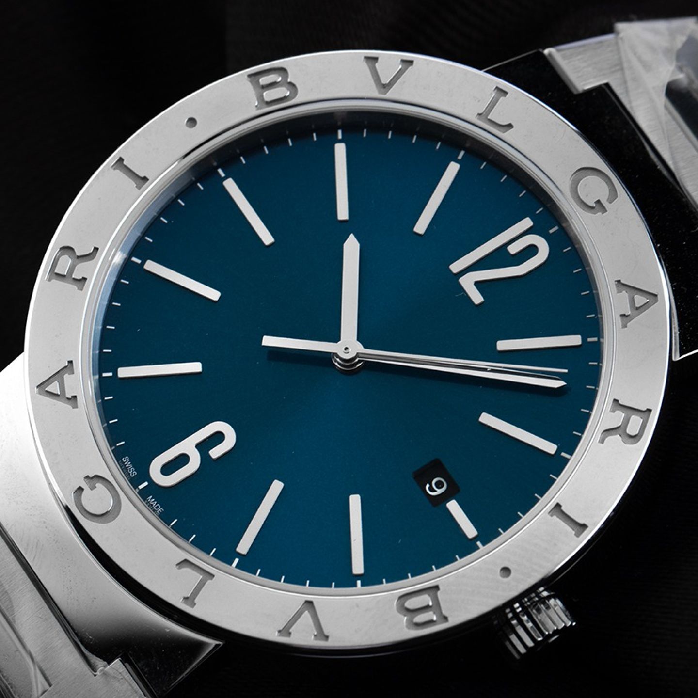 Bulgari Bulgari 103720 (2025) - Blauw wijzerplaat 41mm Staal (3/7)