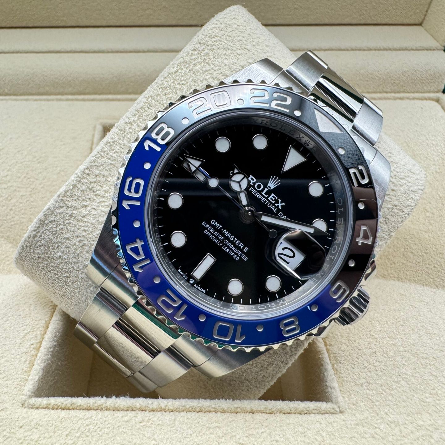 Rolex GMT-Master II 126710BLNR (2021) - Zwart wijzerplaat 40mm Staal (3/8)