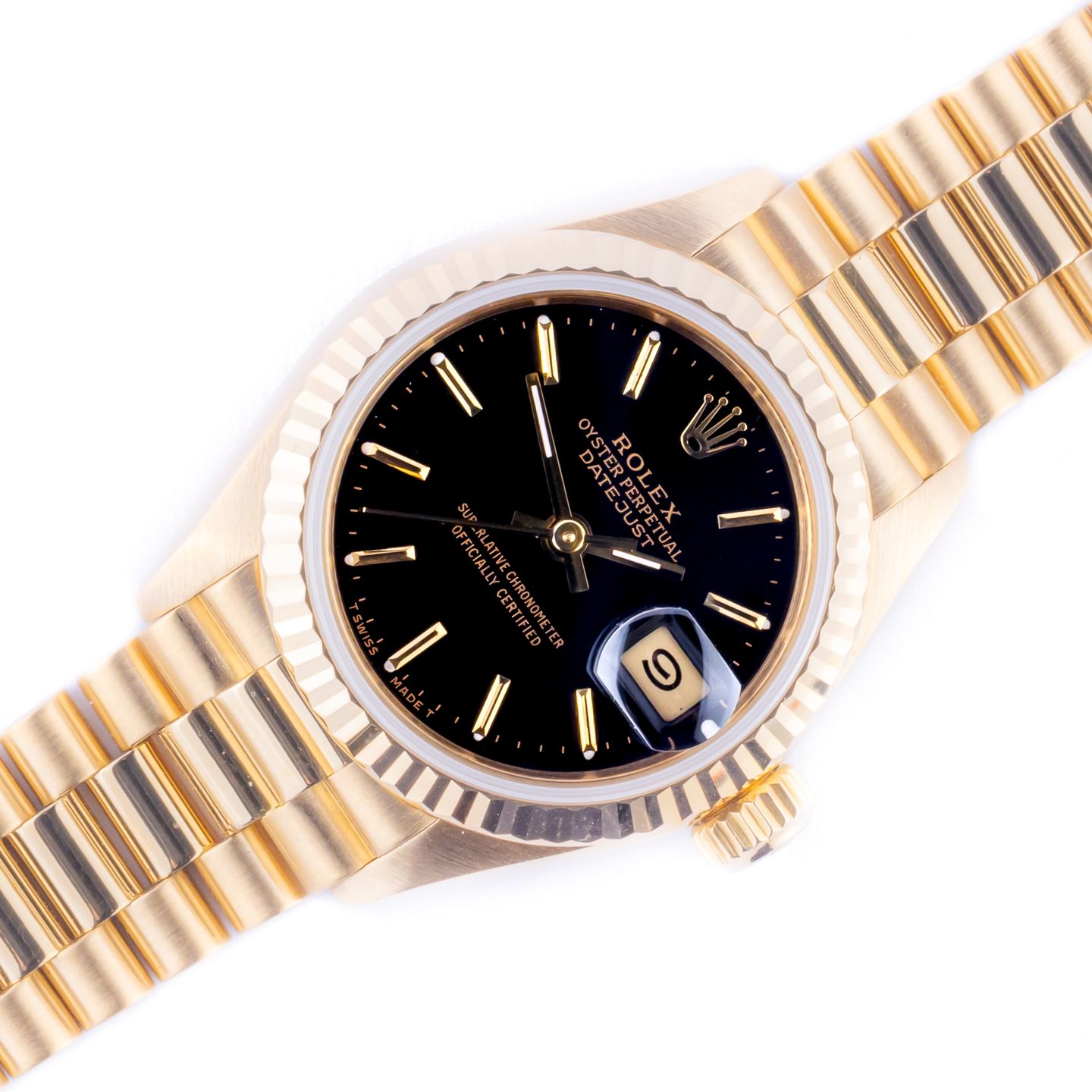 Rolex Lady-Datejust 69178 (1995) - 26 mm Yellow Gold case (1/8)